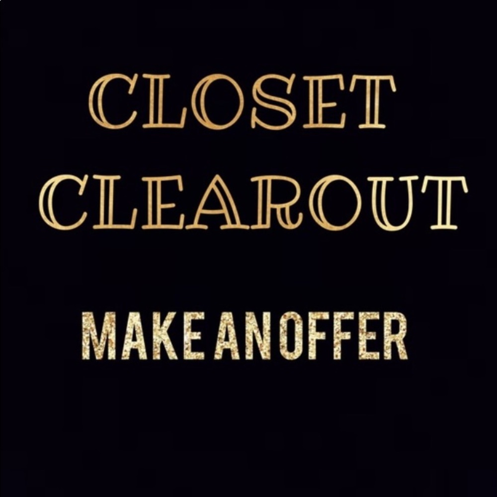 Closet clearout!